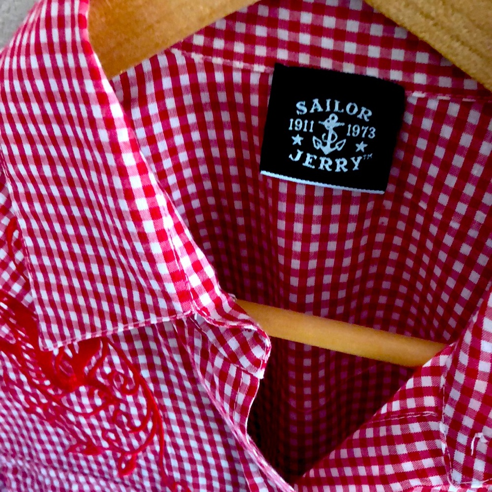 Sailor Jerry SPARROW Western Button up 3/4 sleeve